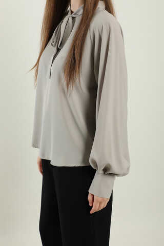 Fularlı Gömlek Taş - 6