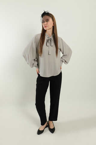 Fularlı Gömlek Taş - 2