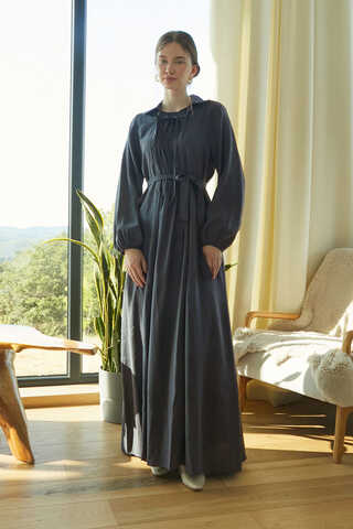 Fulya Dress Anthracite - 1