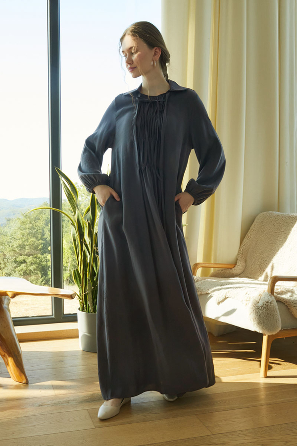 Fulya Dress Anthracite - 9