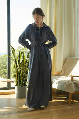Fulya Dress Anthracite - 2