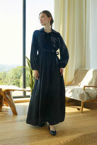 Fulya Dress Black - 5