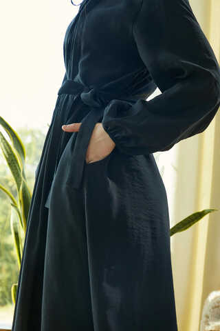 Fulya Dress Black - 10