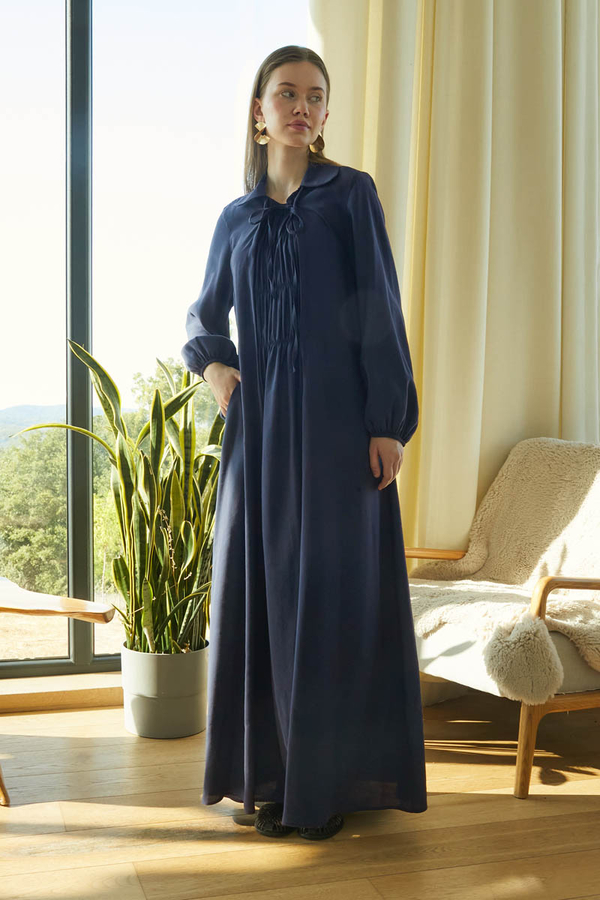 Fulya Dress Navy - 11