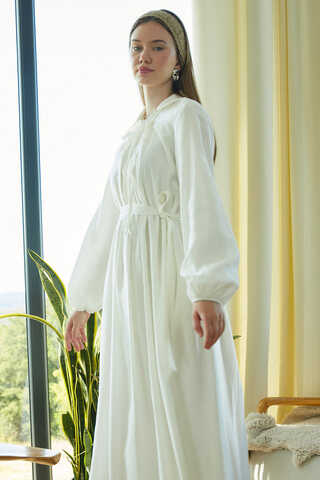 Fulya Dress White - 15