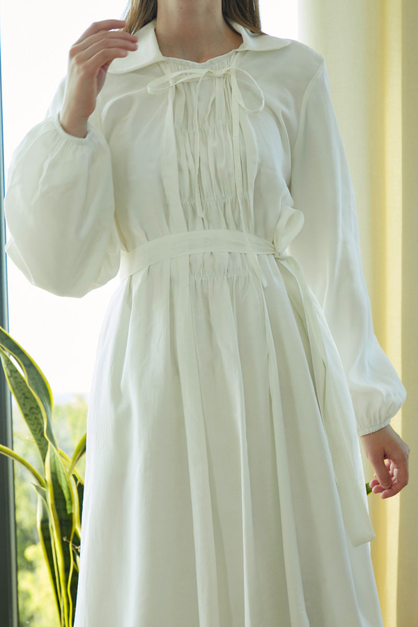 Fulya Dress White - 16