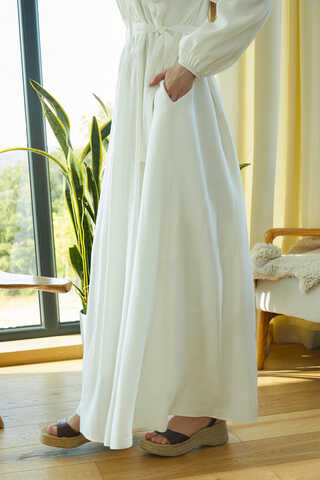 Fulya Dress White - 12