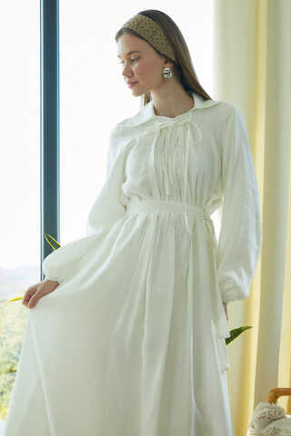 Fulya Dress White - 14