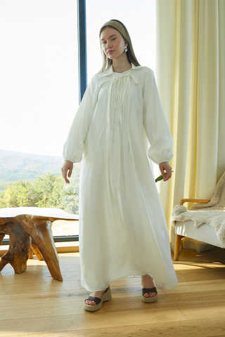 Fulya Dress White - 7