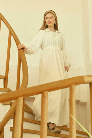 Fulya Dress White - 1