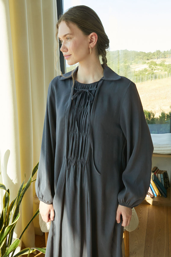 Fulya Elbise Antrasit - 10