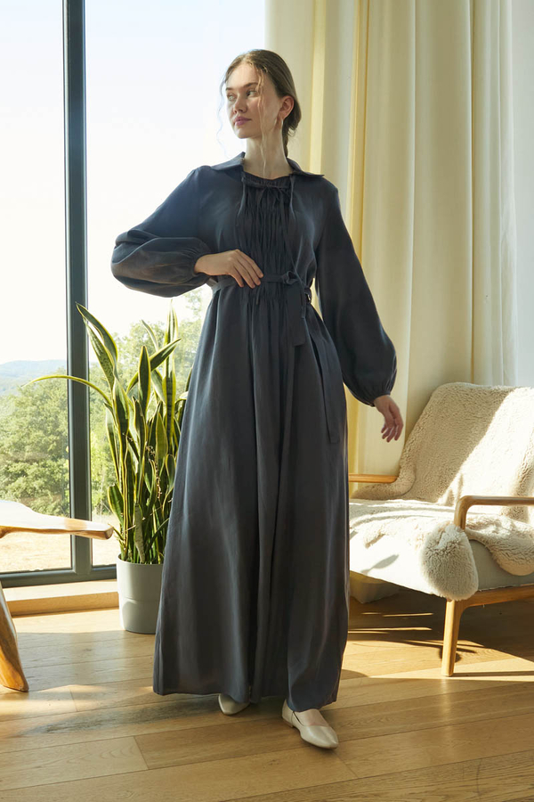 Fulya Elbise Antrasit - 4