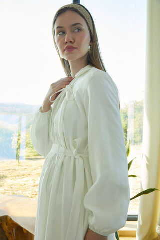 Fulya Elbise Beyaz - 18