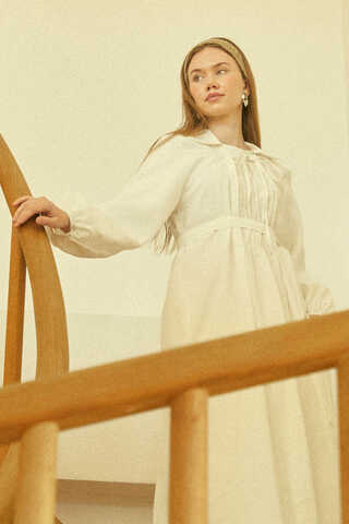 Fulya Elbise Beyaz - 2