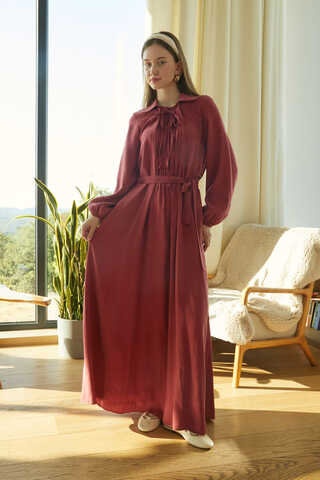 Fulya Elbise Kiremit - 3