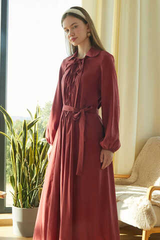 Fulya Elbise Kiremit - 1