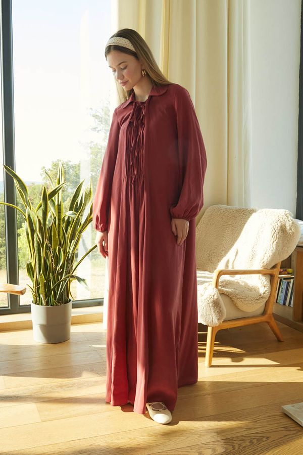 Fulya Elbise Kiremit - 7