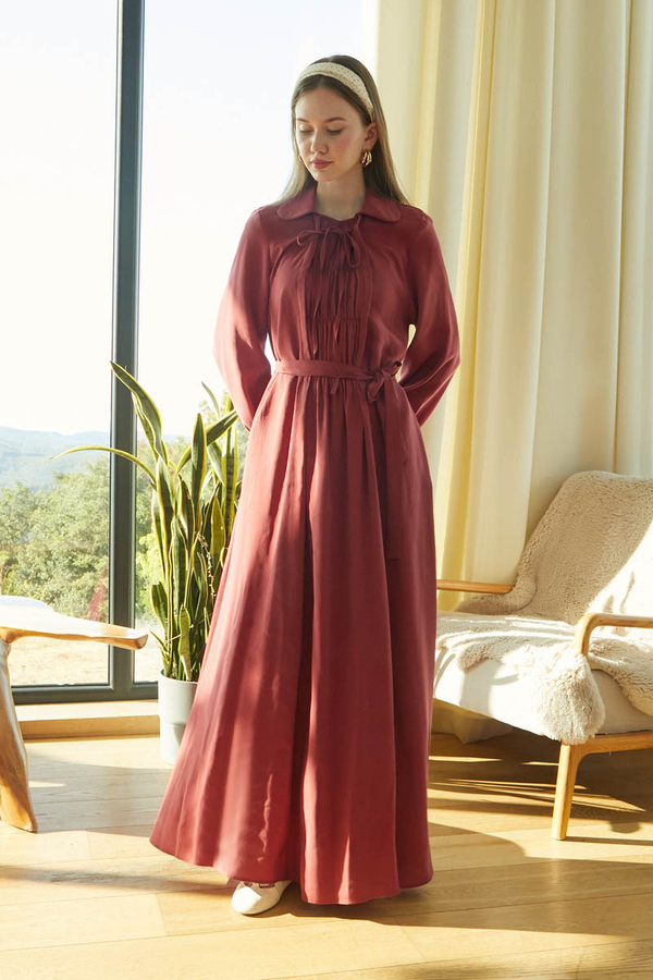 Fulya Elbise Kiremit - 6