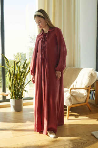 Fulya Elbise Kiremit - 7