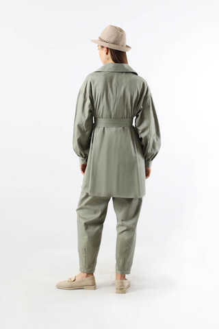 Gabardin Ceket Takım Mint - 6