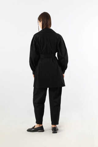 Gabardin Ceket Takım Siyah - 6