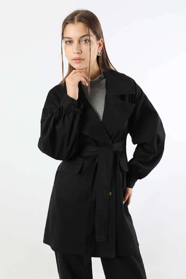 Gabardin Ceket Takım Siyah - 2