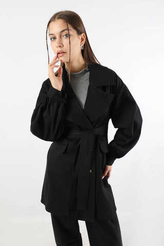 Gabardin Ceket Takım Siyah - 4