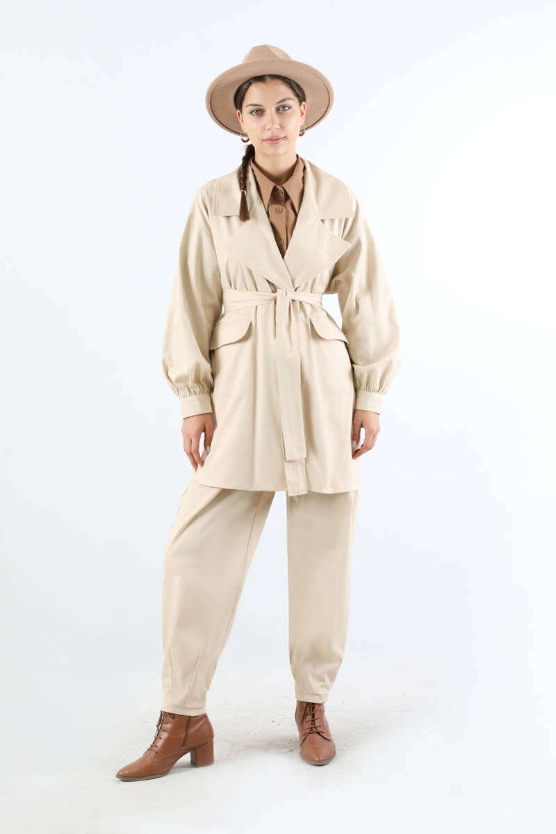 Gabardin Ceket Takım Taş