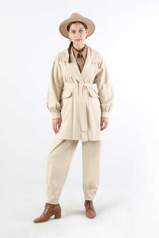 Gabardin Ceket Takım Taş - 1