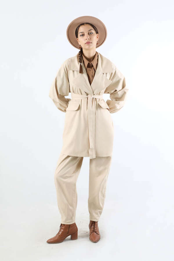 Gabardin Ceket Takım Taş - 5