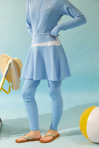 Garnili Mayo Eteği Bebe Mavisi - 8