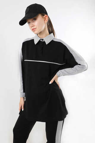 Garnili Spor Takım Siyah - 2