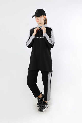 Garnili Spor Takım Siyah - 5