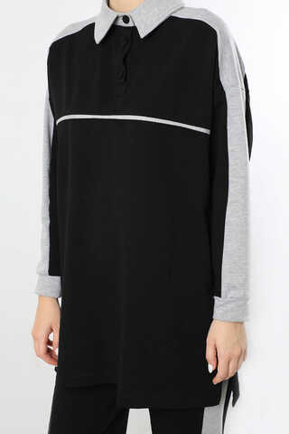 Garnili Spor Takım Siyah - 4