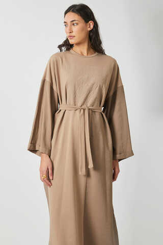 Garnili Sweat Elbise Camel - 6
