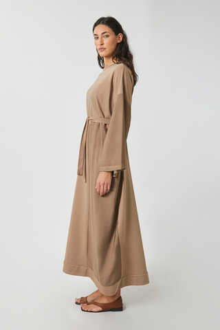 Garnili Sweat Elbise Camel - 8