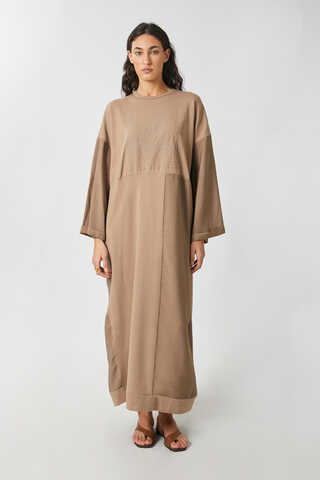 Garnili Sweat Elbise Camel - 3