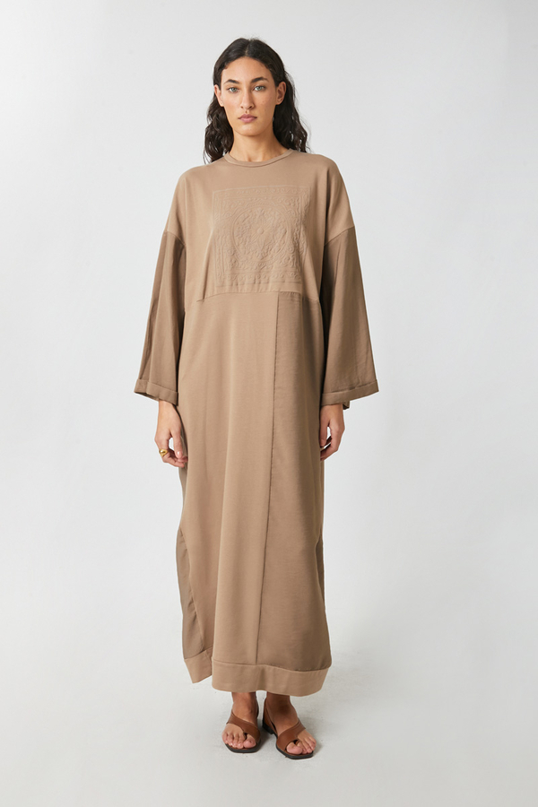 Garnili Sweat Elbise Camel - 3