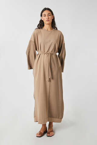 Garnili Sweat Elbise Camel - 4