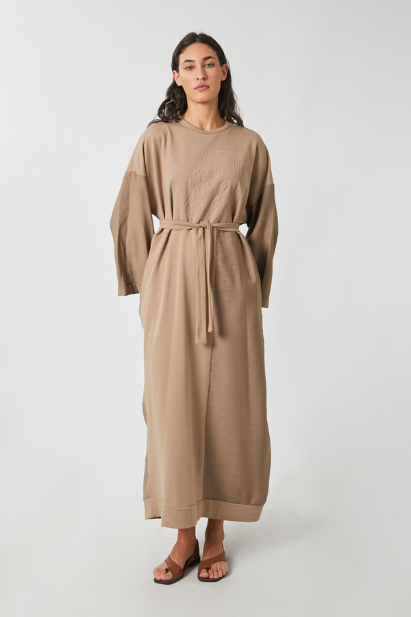 Garnili Sweat Elbise Camel - 4