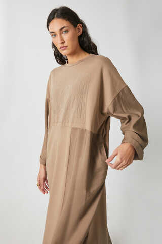 Garnili Sweat Elbise Camel - 9