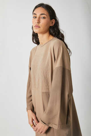 Garnili Sweat Elbise Camel - 10