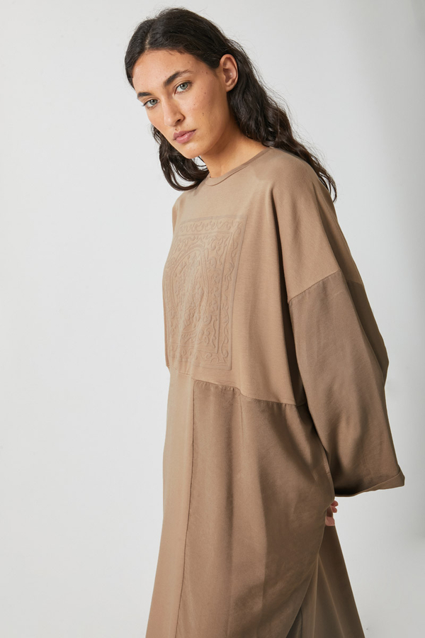 Garnili Sweat Elbise Camel - 5