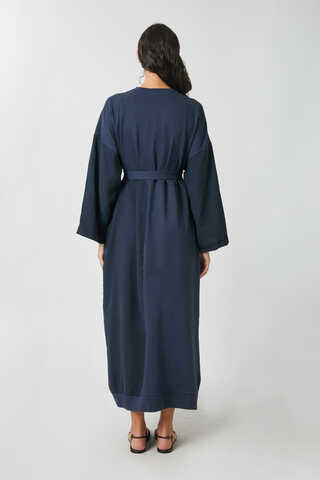 Garnili Sweat Elbise Lacivert - 9