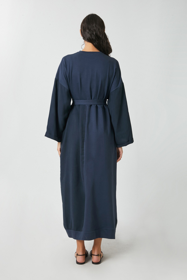 Garnili Sweat Elbise Lacivert - 9