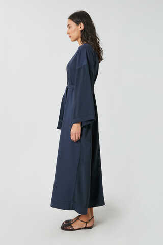 Garnili Sweat Elbise Lacivert - 6