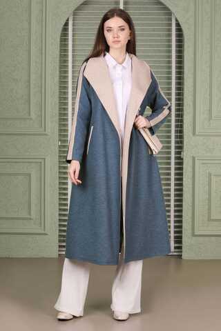 Garnish Cachet Coat İndigo - 1