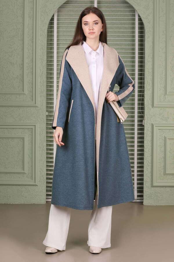 Garnish Cachet Coat İndigo - 1