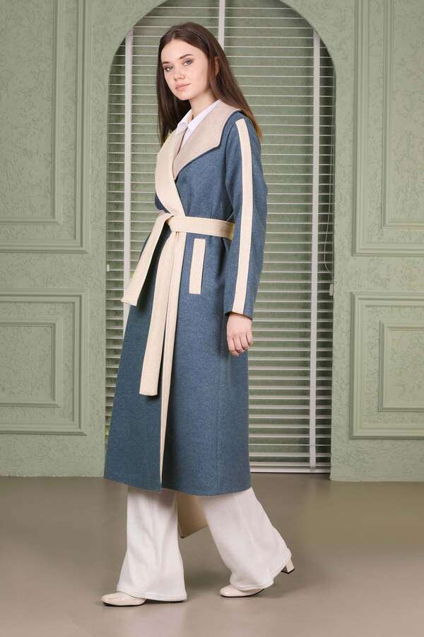 Garnish Cachet Coat İndigo - 4