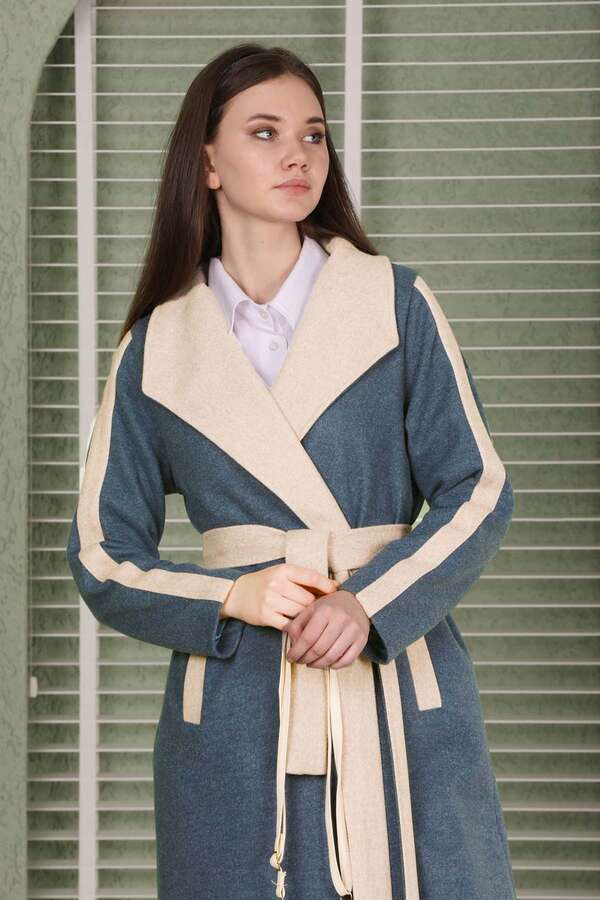 Garnish Cachet Coat İndigo - 5